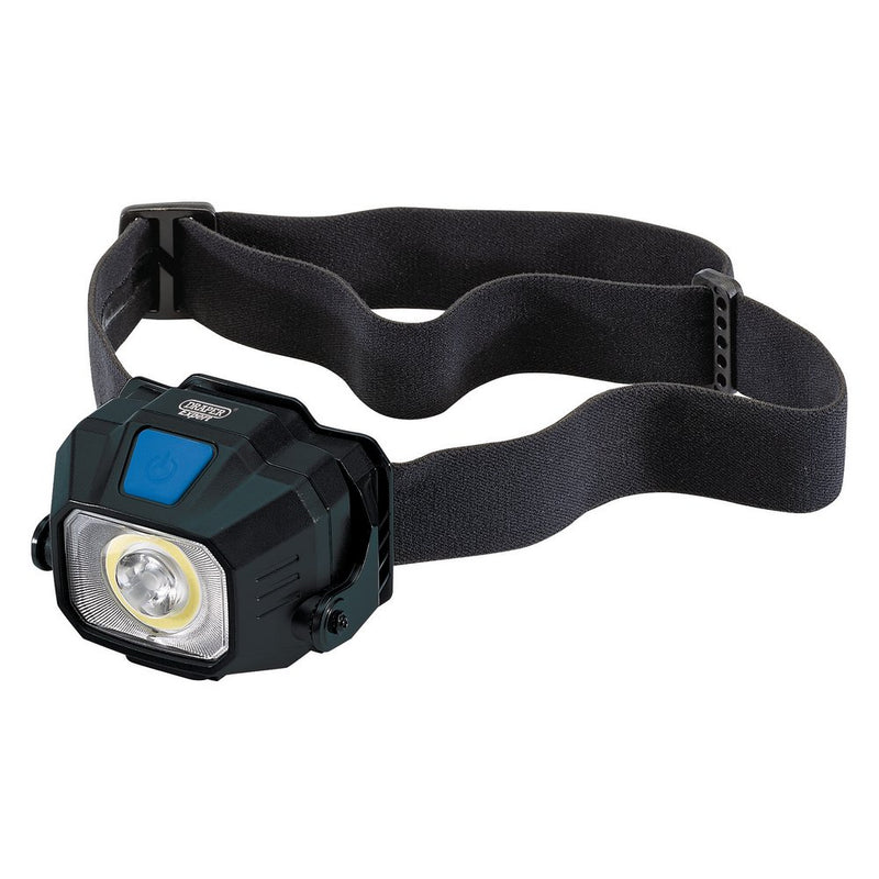 COB/SMD LED Wireless/USB Rechargeable Head Torch 6W 400 Lumens