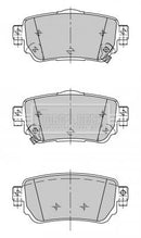 Borg & Beck Rear Brake Pad Set -BBP2498