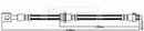 Borg & Beck Brake Hose  - BBH8004 fits Nissan Cabstar 2.5D,3.0D 04-11