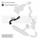 First Line Turbo Hose  - FTH1627 fits VAG A4, A5 1.8, 2.0D
