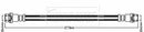 Borg & Beck Brake Hose  - BBH8323 fits BMW X5 E70,X6 E71,E72