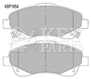 Key Parts Brake Pad Set - KBP1854 fits Toyota Avensis 03-