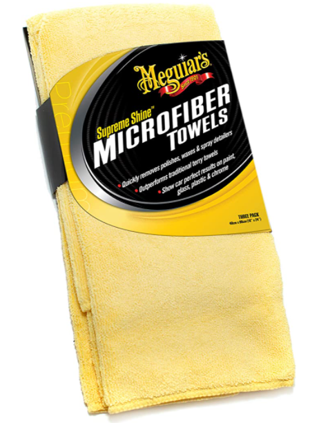 Meguiar's Supreme Shine Microfiber Towels 3 Pack