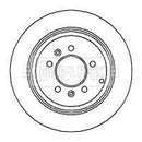 Borg & Beck Brake Disc Pair  - BBD4281 fits Peugeot 607 2.0-3.0 00-