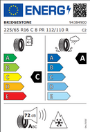 Bridgestone 225 65 16 112R Duravis All Season tyre