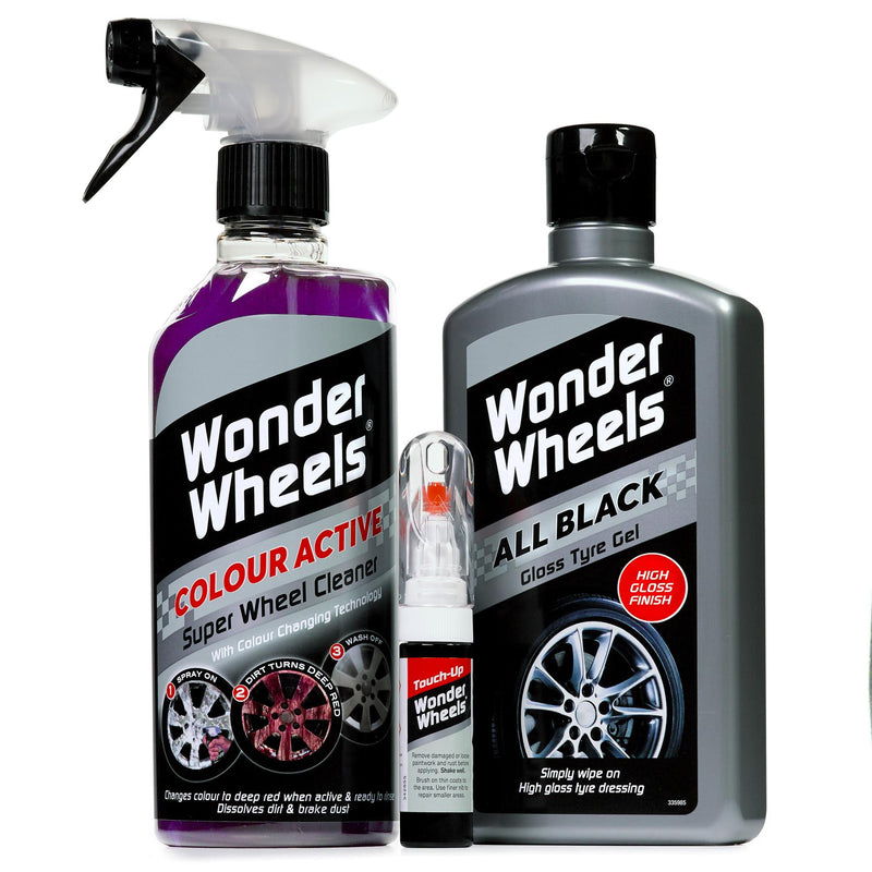 Wonder Wheels Clean & Touch Up Kit Black