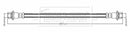 Borg & Beck Brake Hose  - BBH8677 fits Toyota L'Cruiser(J15) 08/09-
