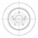 Borg & Beck Brake Disc Pair  - BBD5368 fits Suzuki Kizashi 2.4 10/10-