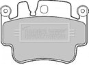 Borg & Beck Rear Brake Pad Set - BBP2202 fits Porsche Boxster 11/04-08/09