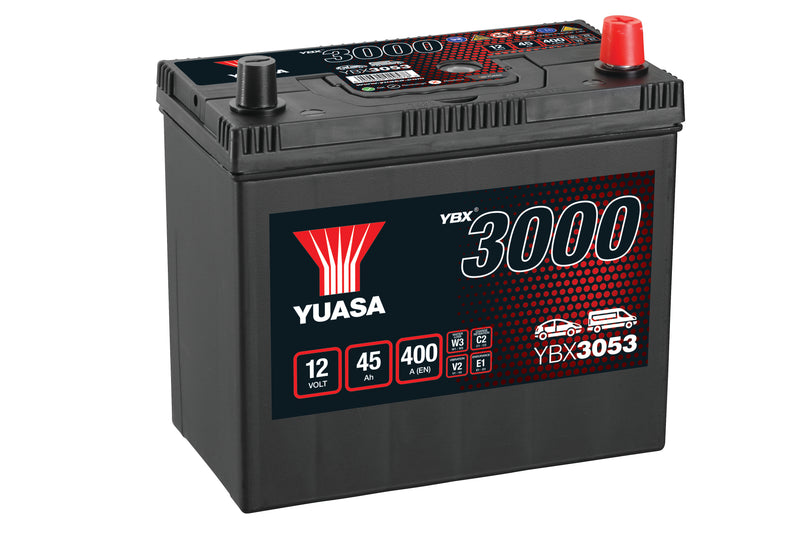 Yuasa YBX3053 - 3053 SMF Battery - 4 Year Warranty