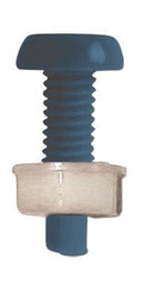 Pearl No Plate Screws and Nuts Blue pk100
