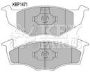 Key Parts Brake Pad Set - KBP1471 fits Seat Arosa/VW Lupo/Polo 94-