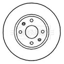 Borg & Beck Brake Disc Pair  - BBD4822 fits Hyundai i20 -ESP 09-