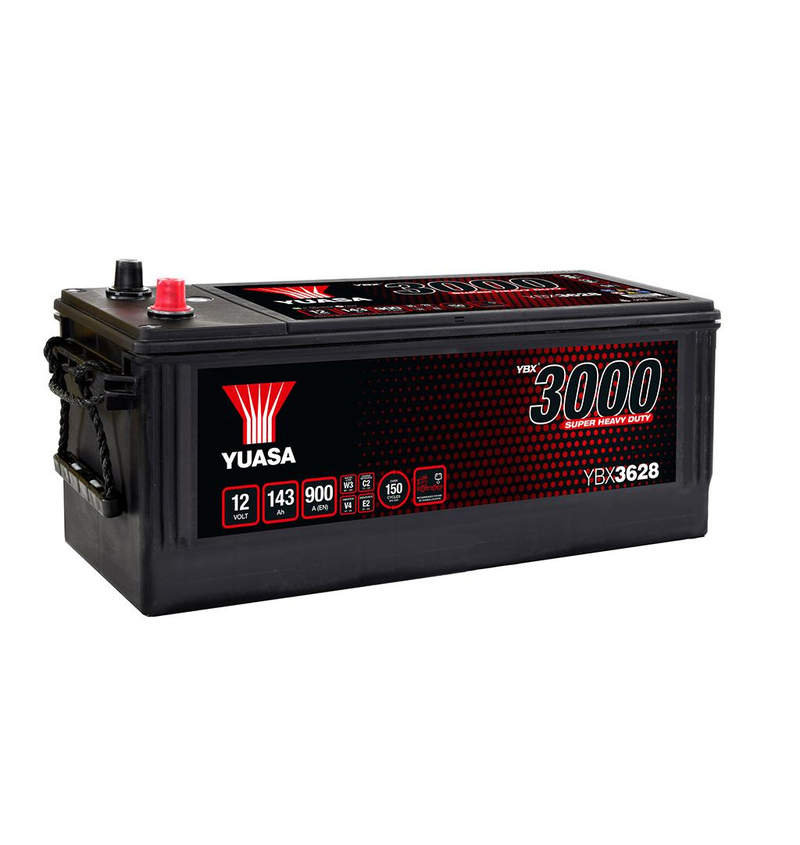 Yuasa YBX3628 Super Heavy Duty Battery - 628