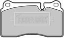 Borg & Beck Brake Pad Set -BBP2017