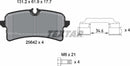 Textar Brake Pad Set - 2564203