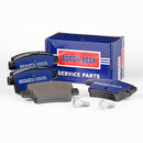 Borg & Beck Rear Brake Pad Set - BBP2029 fits Citroen C4 Picasso 07-