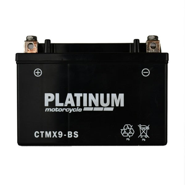 Platinum Motorcycle Battery - MF AGM 8Ah 135Cca WC