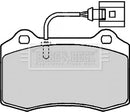 Borg & Beck Brake Pad Set - BBP2133 fits Seat Leon 11/03-08/05