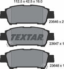 Textar Brake Pad Set - 2364601