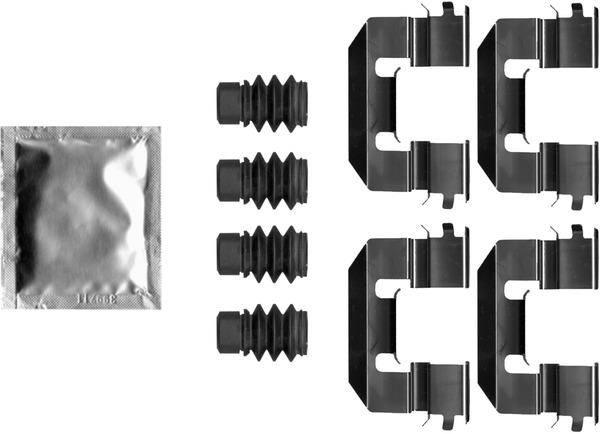 Textar Brake Pad Fitting Kit - 82549200