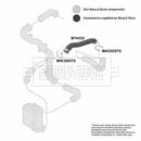 Borg & Beck Turbo Hose  - BTH1131 fits VAG A3,Leon,Bora,Golf 1.9TDi