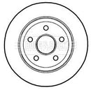 Borg & Beck Brake Disc Pair  - BBD4661 fits Jeep Grand Cherokee 05 -