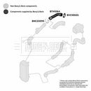 Borg & Beck Turbo Hose Part No -BTH1064