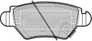 Borg & Beck Brake Pad Set -  BBP1687 fits Vauxhall Astra/Zafira 1999-