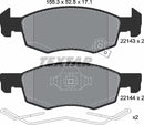 Textar Brake Pad Set - 2214301