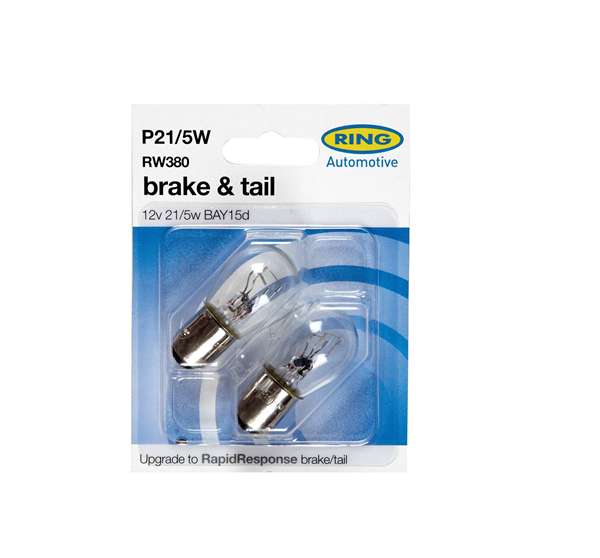 Ring Automotive Brake & Tail Car Bulbs RW380