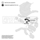 First Line Turbo Hose  - FTH1418 fits VAG Golf,Vento,Passat 1.9TD