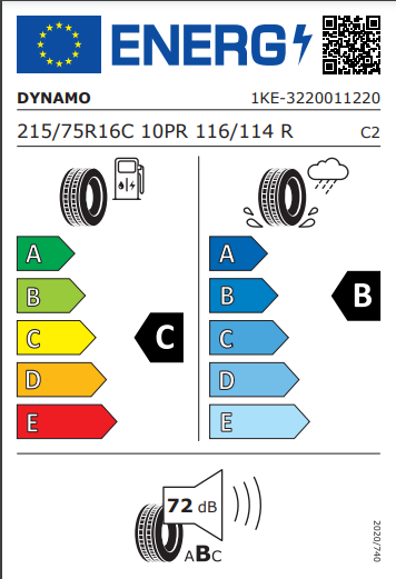 Dynamo 215 75 16 116R Hiscend-H MC02 tyre