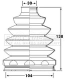 First Line Cv Joint Boot Kit  - FCB6228 fits Fiat Ducato 250