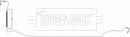 Borg & Beck Brake Hose  - BBH8589 fits RENAULT Fluence 02/10-