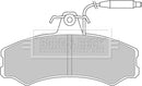 Borg & Beck Brake Pad Set -BBP1082