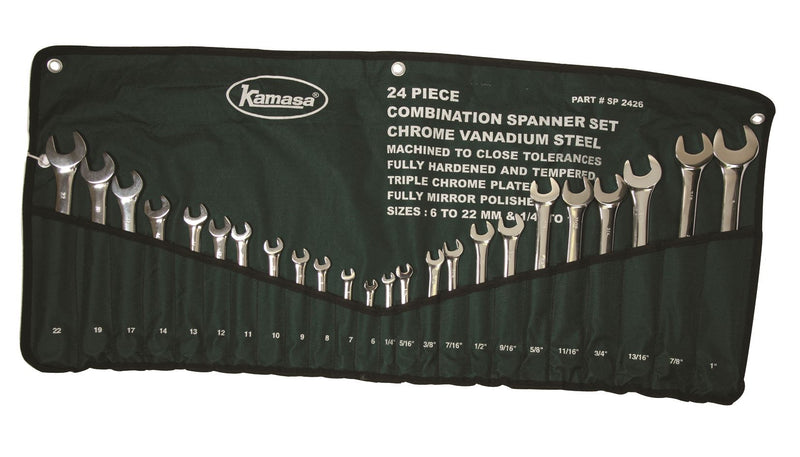 Kamasa SP2426 Wrench Set - Combination 24pc