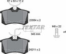Textar Brake Pad Set - 2421101