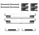 Borg & Beck Fitting Kit -  Shoes  - BBK6148 fits Ford Focus,PSA Nemo,Bipper 04-