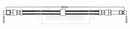 Borg & Beck Brake Hose Part No -BBH6873