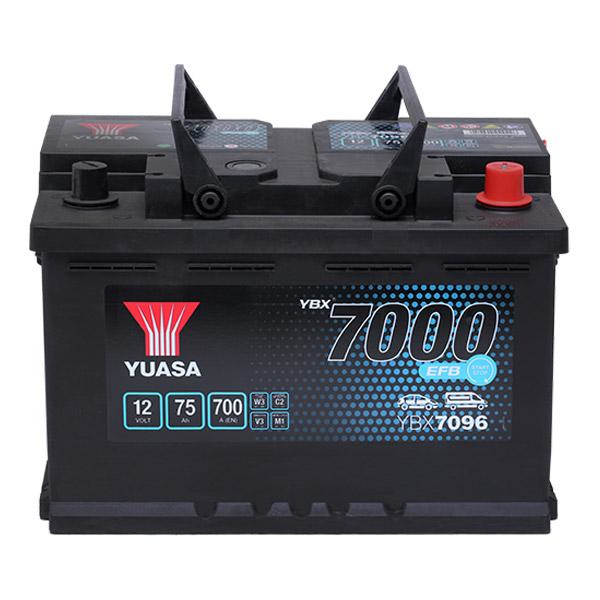 Yuasa YBX7096 EFB - 096 Start Stop Plus Battery - 3 Year Warranty