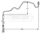 Borg & Beck Brake Hose Part No -BBH7533