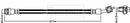 Borg & Beck Brake Hose  - BBH8300 fits Volvo S60,S80,V60,XC60,XC70