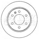 Key Parts Brake Disc Pair  - KBD4571 fits Merc Sprinter 209-318  06-