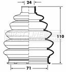 First Line Cv Joint Boot Kit Part No -FCB6078