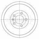 Borg & Beck Brake Drum (Single) - BBR7278 fits Rapid, Polo 05/15-