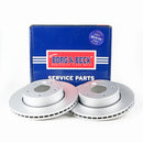 Borg & Beck Brake Disc Pair  - BBD4084 fits Range Rover 94-02 Front Vented