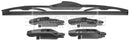 Borg & Beck Wiper Blade Rear Bulk Pack  - BW14R.10