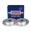 Borg & Beck Brake Disc Pair  - BBD4273 fits Audi A4,A4 avant 00-