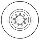Borg & Beck Brake Disc Pair Part No -BBD4711